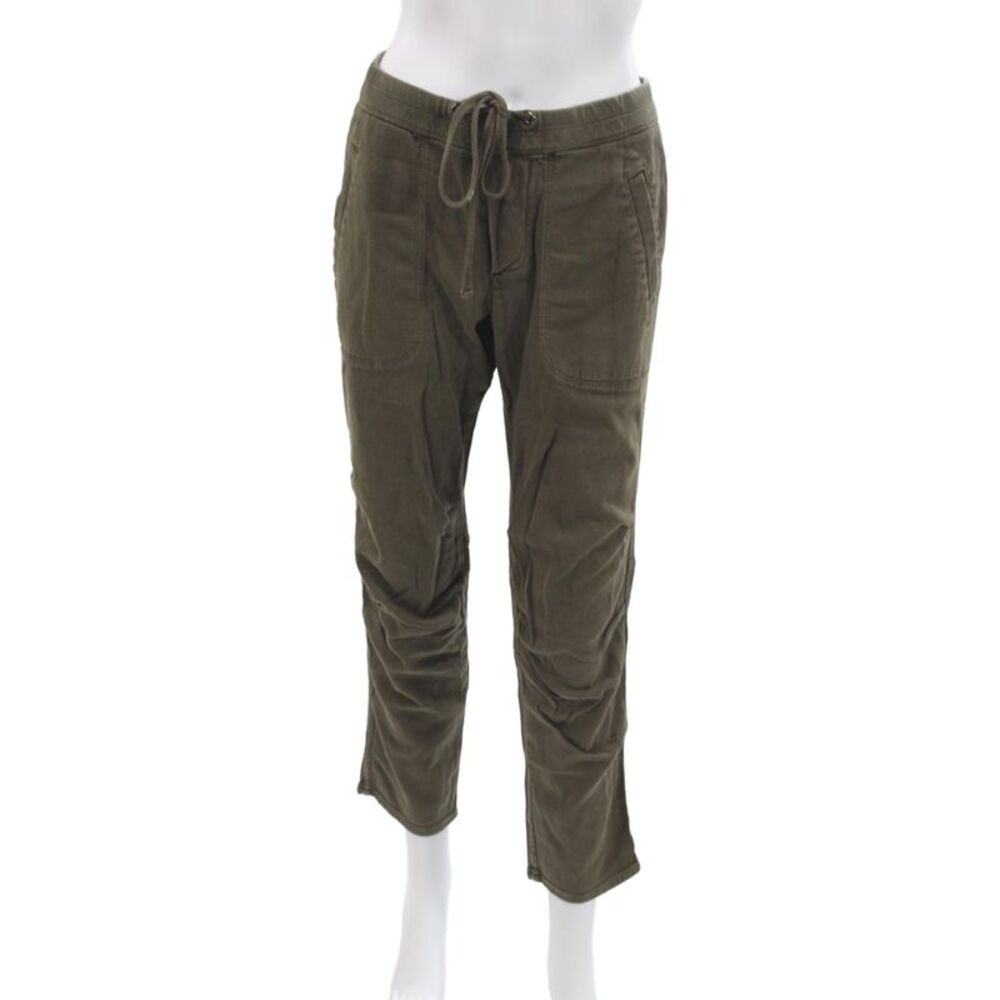 Standard James Perse Womens Green Cotton Jogger Pants Drawstring Size 2